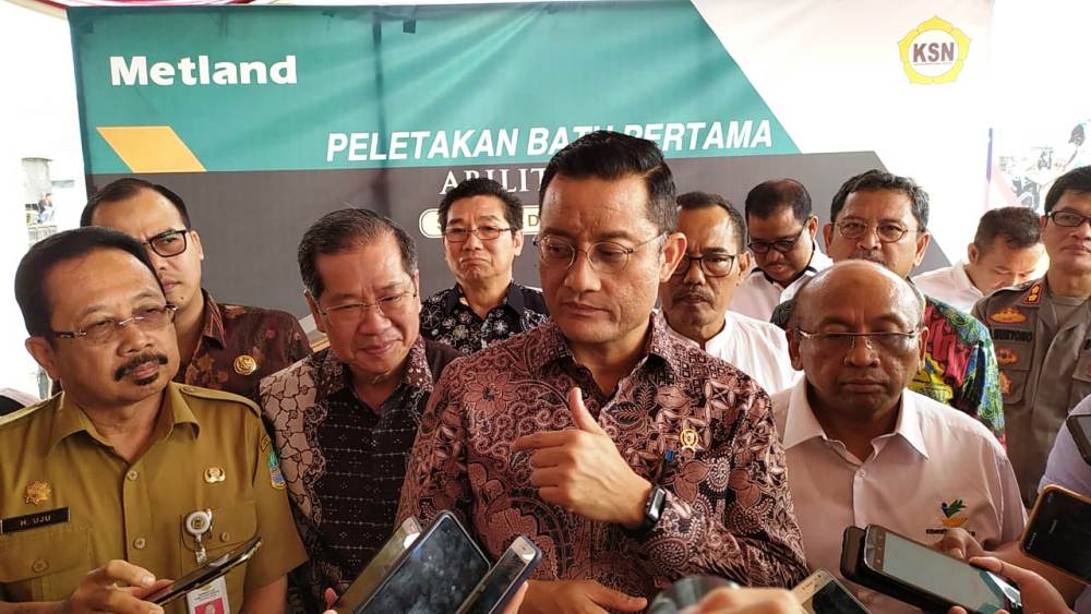 Mensos Juliari Resmikan Ability Hub Workshop Khusus Disabilitas