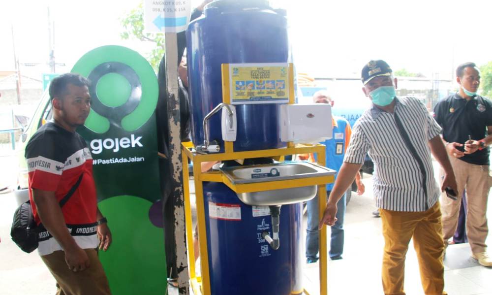 Tempat Cuci Tangan Portable Jadi Cara Cegah Covid-19