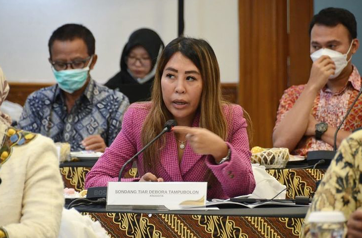 Anggota Komisi VI DPR RI Fraksi PDI Perjuangan Sondang Tiar Debora Tampubolon
