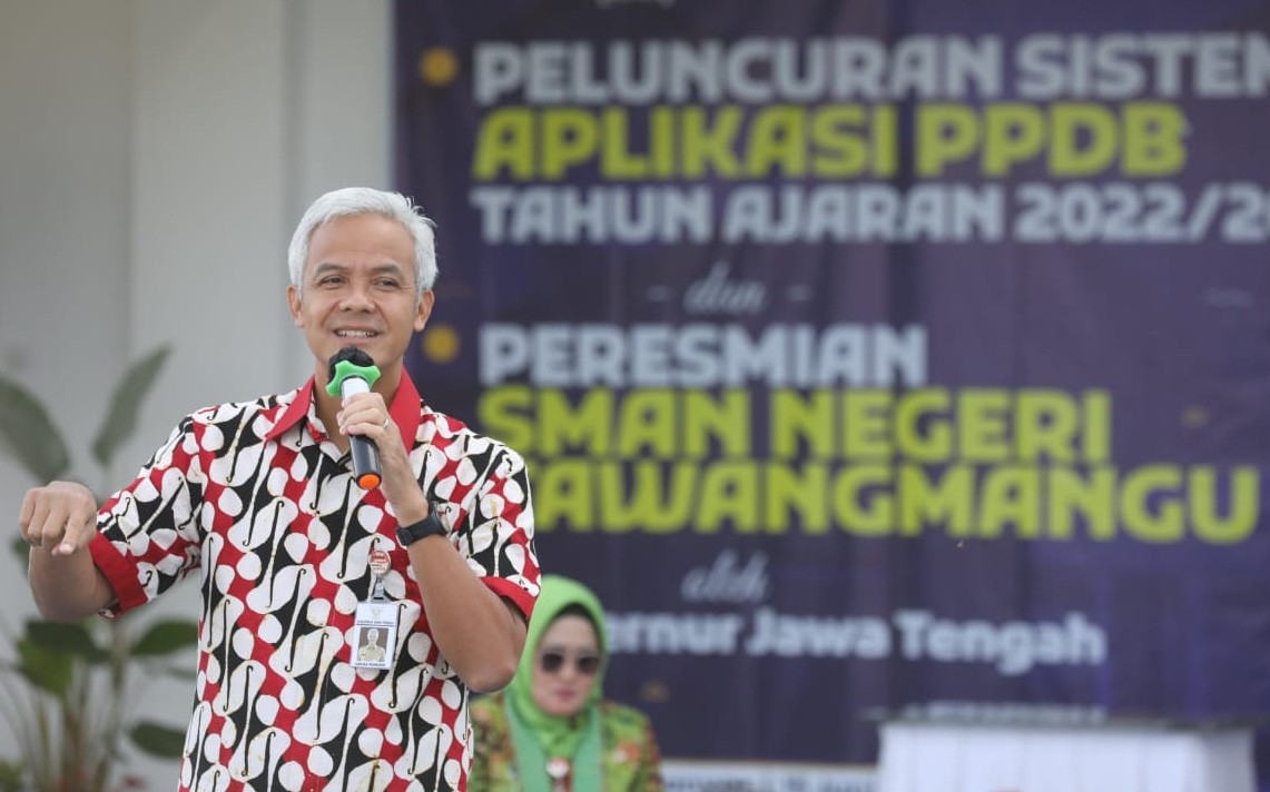 Gubernur Jawa Tengah Ganjar Pranowo