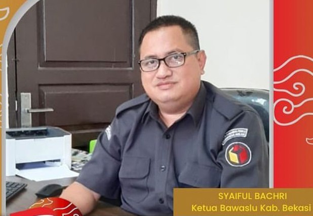 Ketua Bawaslu Kabupaten Bekasi Syaiful Bachri