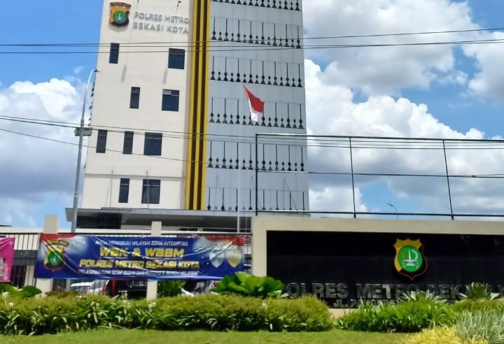 Potret Gedung Polres Metro (Polrestro) Bekasi Kota