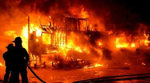 Ilustrasi bedeng terbakar di Kranji, Kota Bekasi