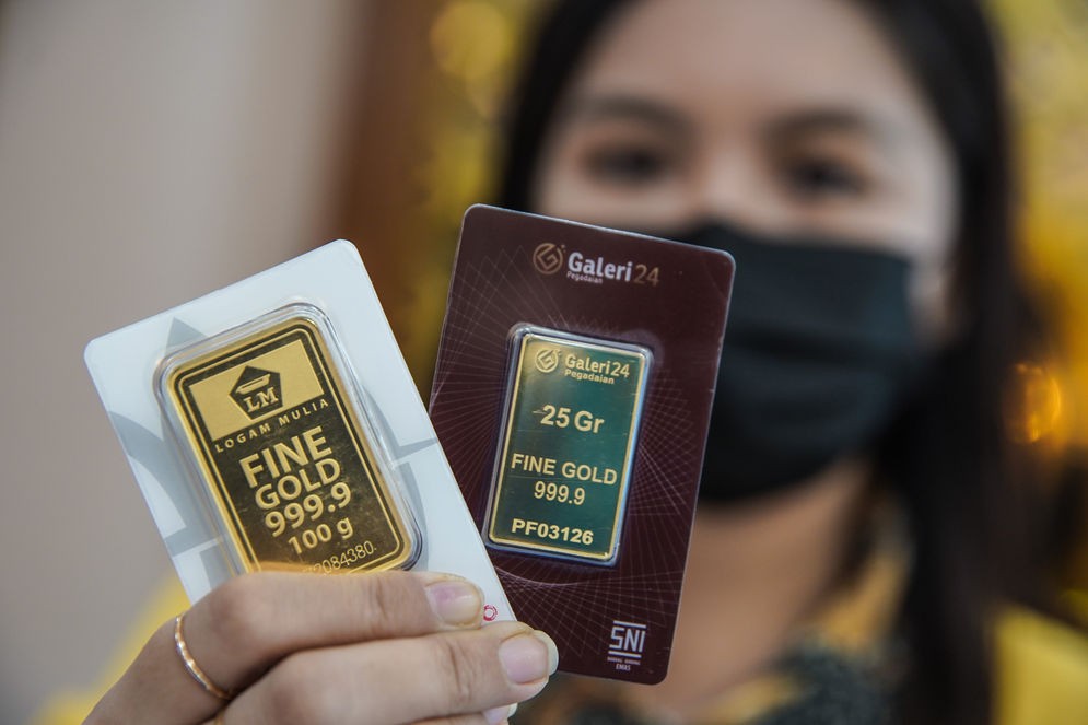 Ilustrasi tabungan emas solusi hadapi resesi (Foto/Net)
