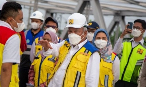 Potret Menteri PUPR Basuki Hadimuljono yang menyebut Tol Semarang-Demak Seksi II akan dibuka fungsional