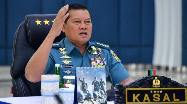 Potret Kepala Staf TNI Angkatan Laut (KSAL) Laksamana Yudo Margono yang diumumkan oleh Ketua DPR RI Puan Maharani sebagai calon tunggal Panglima TNI berdasarkan Surpres yang dikirim Mensetneg ke DPR hari ini, Senin (28/11/2022).