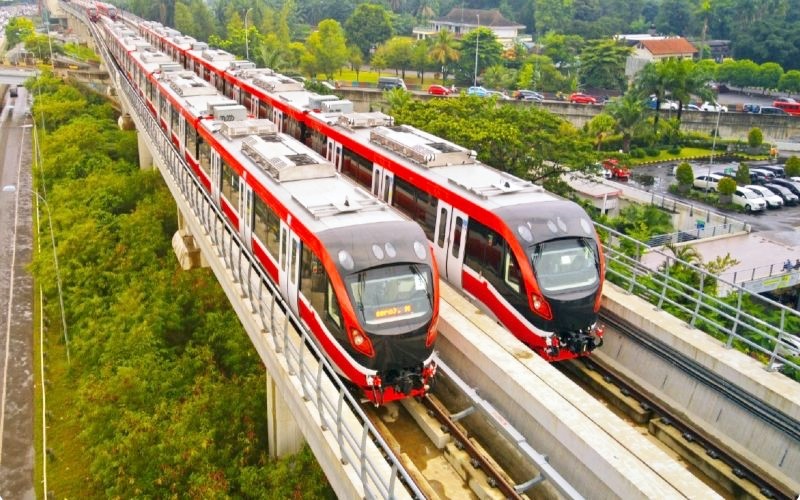 Ilustrasi LRT Jabodebek yang akan beroperasi pada Juli 2023 mendatang, KAI tengah menyiapkan 229 SDM andal