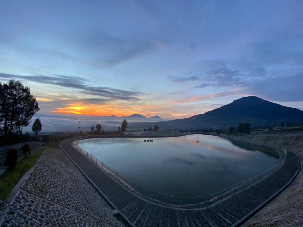 Ilustrasi embung yang terus ditambah untuk bantu petani