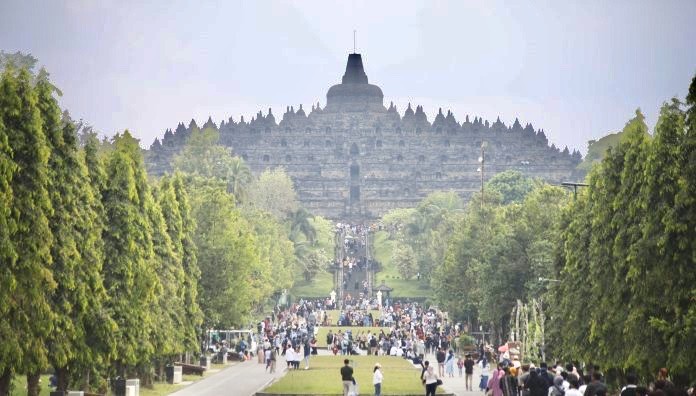 Kunjungan Wisatawan ke Candi Borobudur Ditargetkan 2,2 juta orang di tahun 2023 ini. (Foto/Net)