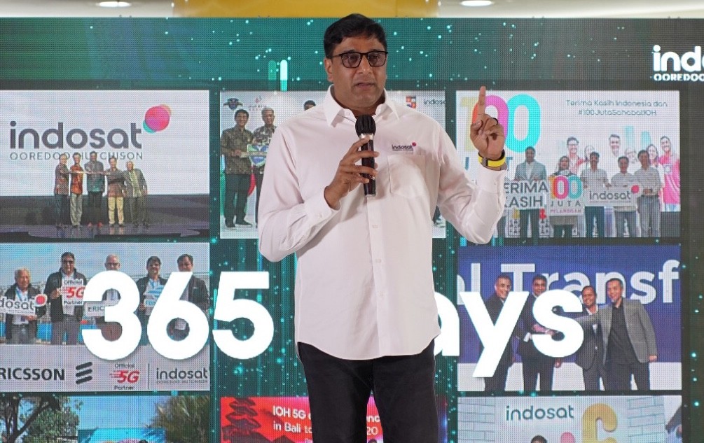 President Director and CEO Indosat Ooredoo Hutchison Vikram Sinha