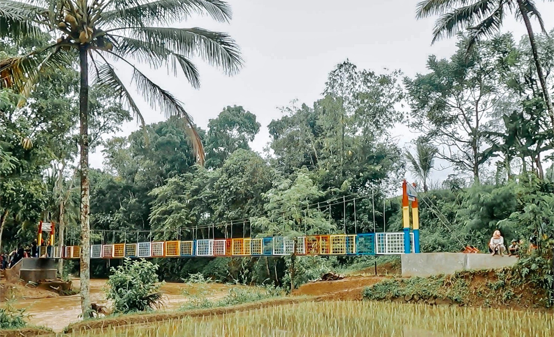 Potret salah satu infrastruktur atau sarana umum yang dibangun oleh Telkom di Pedesaan. (Dok. Telkom)