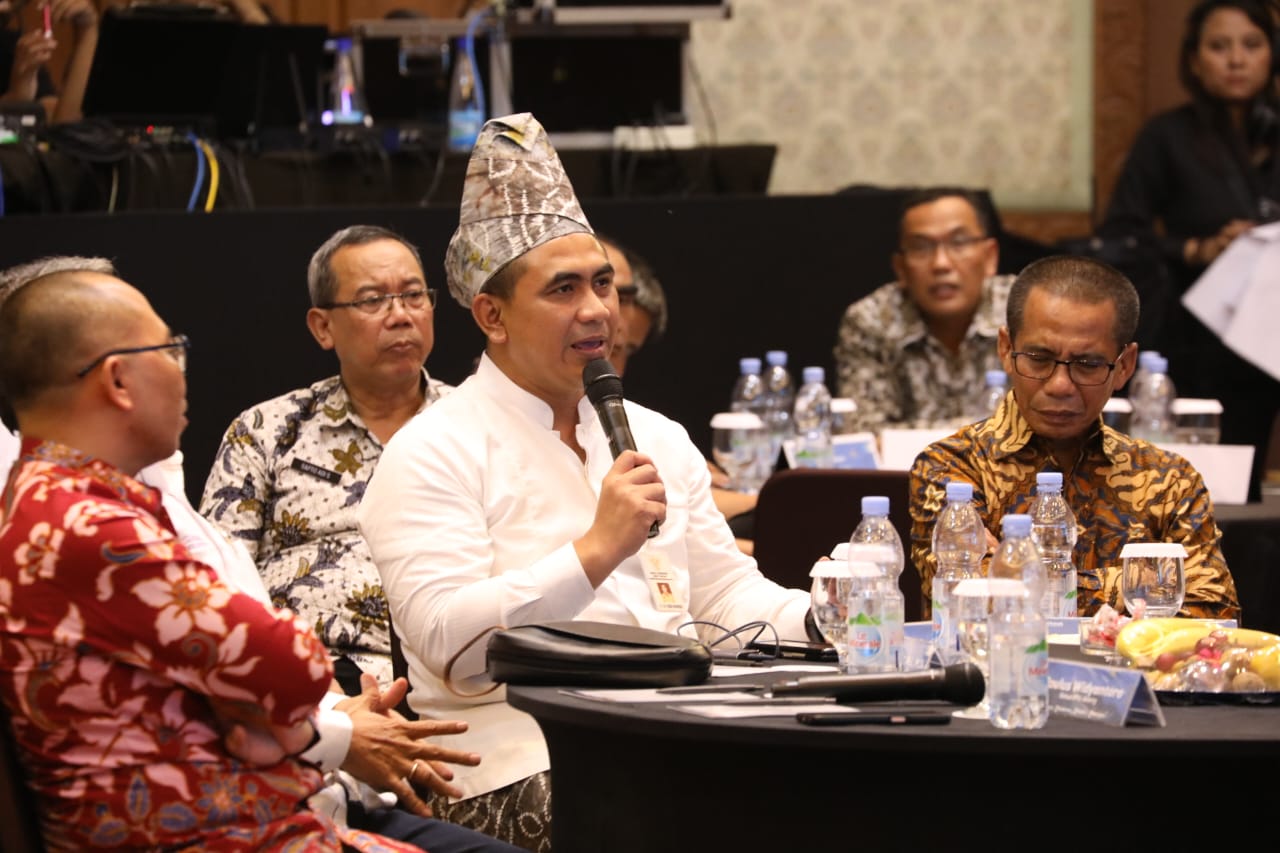 Potret Wakil Gubernur Jawa Tengah Taj Yasin Maimoen atau yang akrab disapa Gus Yasin yang berpandangan tentang kunci pemilu lancar ialah sikap dewasa.