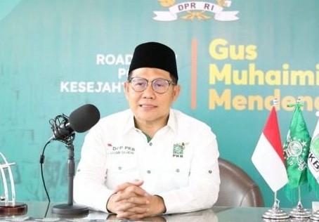 Potret Wakil Ketua DPR RI bidang Koordinator Kesejahteraan Rakyat (Korkesra) Abdul Muhaimin Iskandar yang mengaku banyak laporan masuk dari pekerja soal potongan gaji jika ikut tambahan cuti bersama idul adha.
