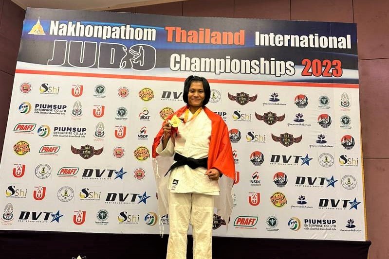 Atlet Judo Kota Tangerang Dinny Febriani