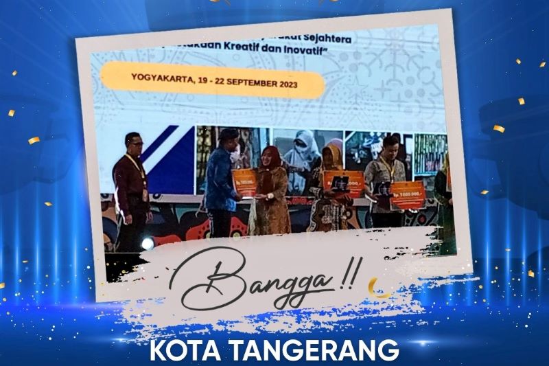 Pemerintah Kota Tangerang Raih Penghargaan Inovasi Promosi Layanan Perpustakaan Terbaik 2023