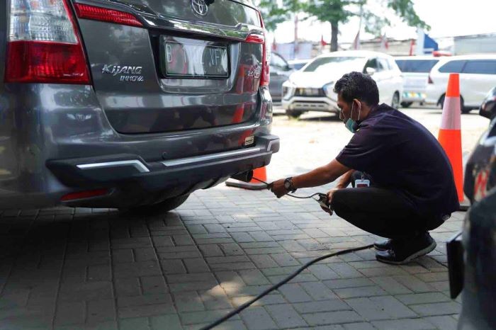 Pemkot Tangerang Gelar Uji Emisi Gratis di Jalur Protokol