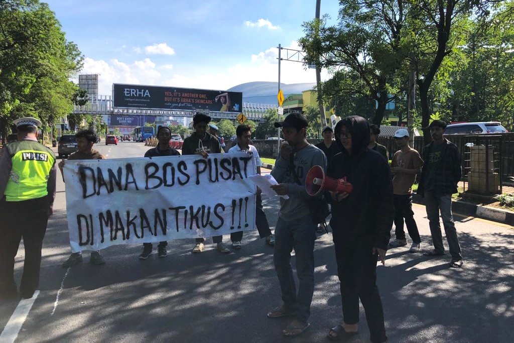 Mahasiswa Gerakan Anti Korupsi Tuntut Penyelidikan Dana BOS 2022 SMPN Kota Bekasi