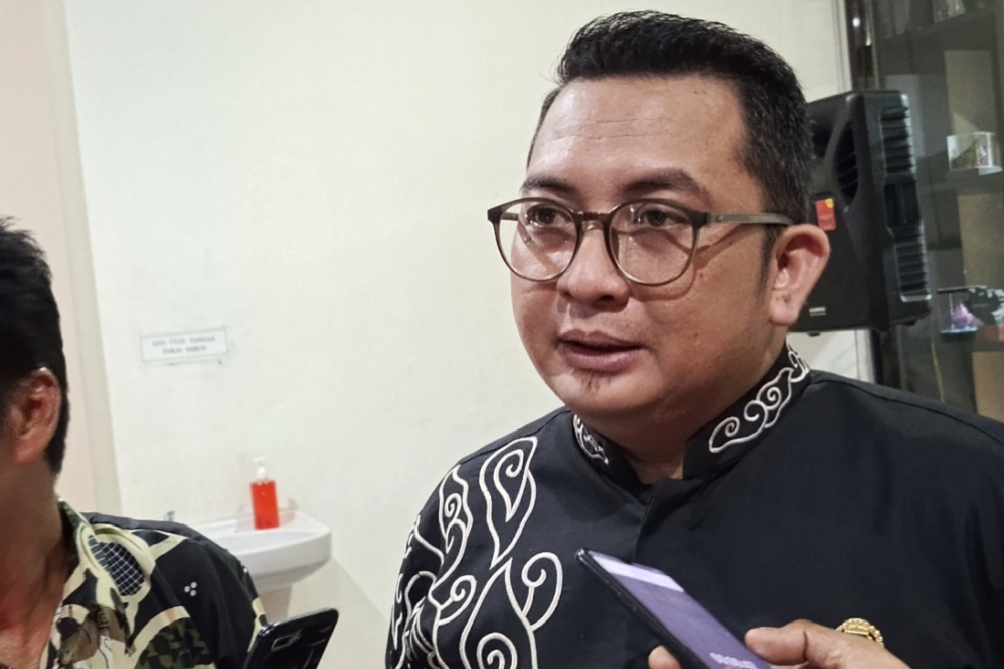 Sekretaris Komisi I DPRD Kota Bekasi, Rizky Topananda bicara soal pengawasan program PTSL.