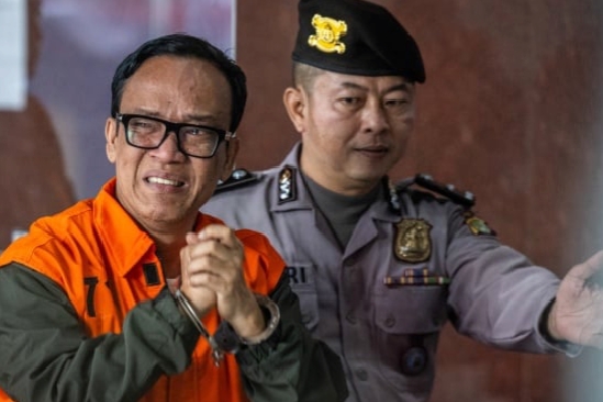 Eks Wamenaker Immanuel Ebenezer alias Noel setelah ditetapkan tersangka oleh KPK dalam kasus dugaan pemerasan pengurusan sertifikat Keselamatan dan Kesehatan Kerja (K3), meminta amnesti kepada Presiden Prabowo, Jumat (22/8/2025).