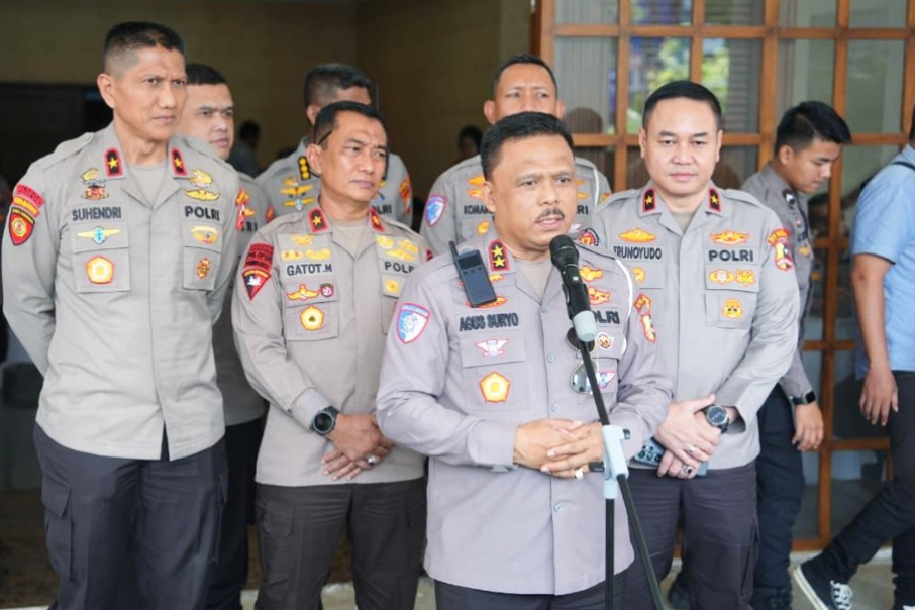 Ribuan personel Polri dikerahkan untuk mengamankan rangkaian acara HUT ke-80 RI.