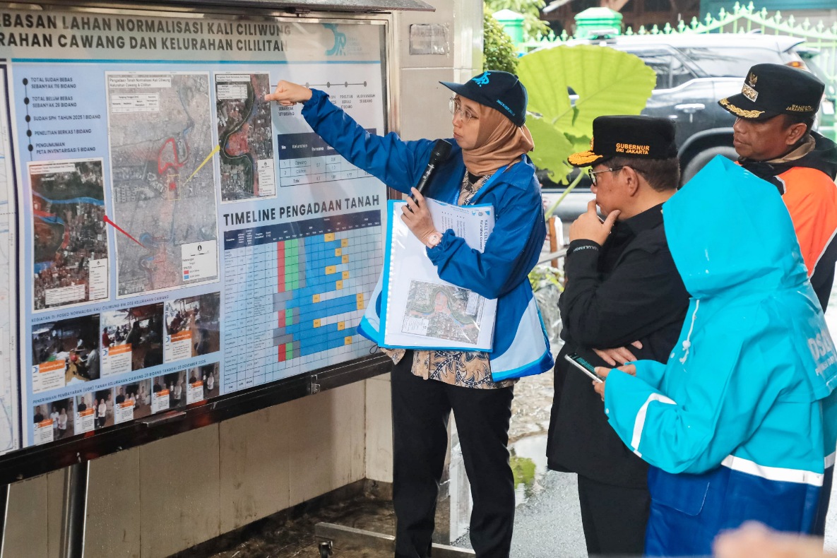 Normalisasi Kali Ciliwung kembali berjalan usai terhenti sejak 2017, hal tersebut ditegaskan Gubernur DKI Jakarta Pramono Anung saat meninjau lokasi pembebasan lahan di Cawang, Kamis (29/1/2026).
