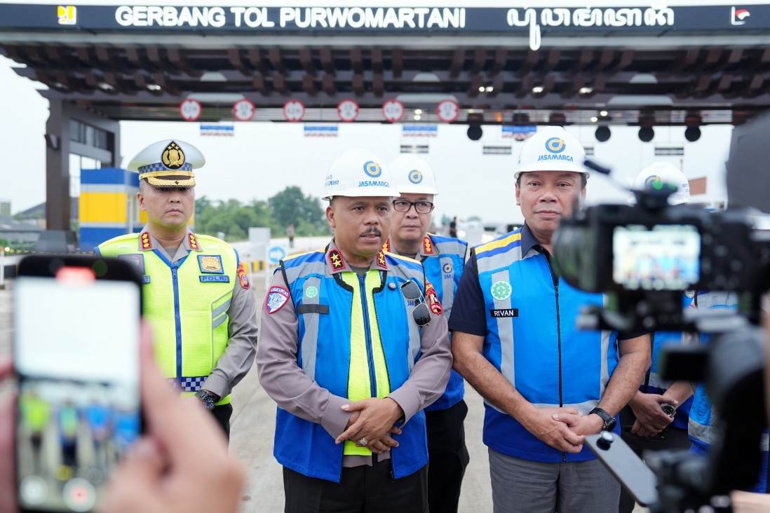 Kakorlantas dan Jasa Marga usai meninjau Tol Solo–Yogyakarta, bilang siap difungsionalkan saat Mudik Lebaran 2026.