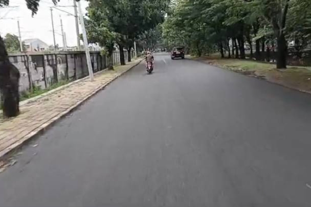 Tambal jalan berlubang, jalur Tanah Tinggi–Poris kembali man dilintasi.