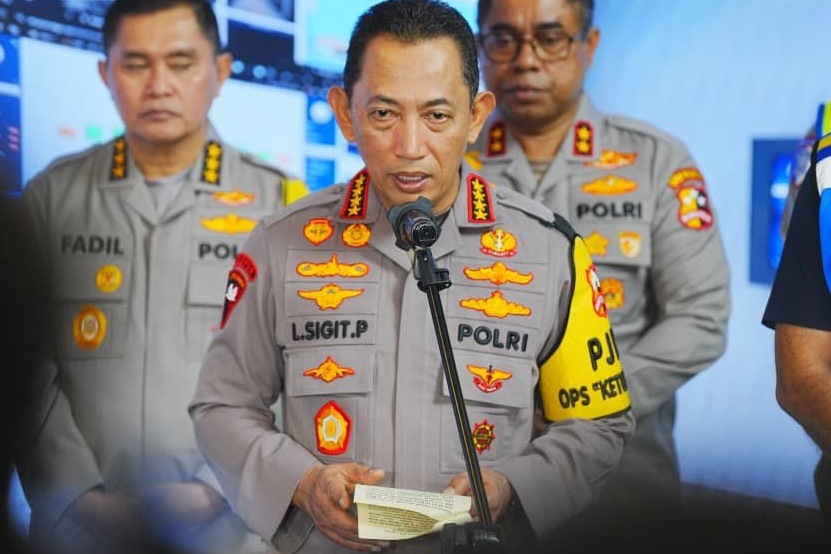 Angka kecelakaan selama lebaran 2026 diklaim Kapolri Listyo Sigit Prabowo turun 7,8 persen.