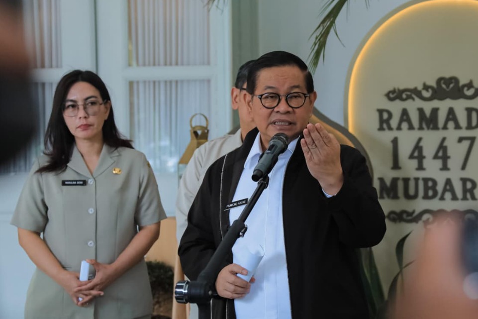 Gubernur DKI Jakarta, Pramono Anung sebut perputaran uang di Jakarta selama Imlek dan Lebaran 2026 tembus Rp 67,5 triliun.