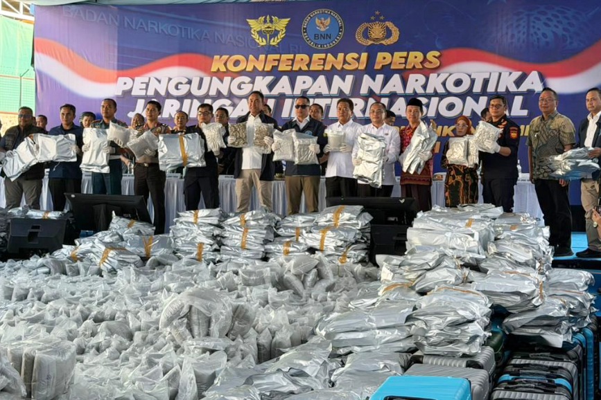 Penyelundupan 3,37 ton ganja asal Thailand di Tanjung Priok digagalkan Bea Cukai dan BNN.
