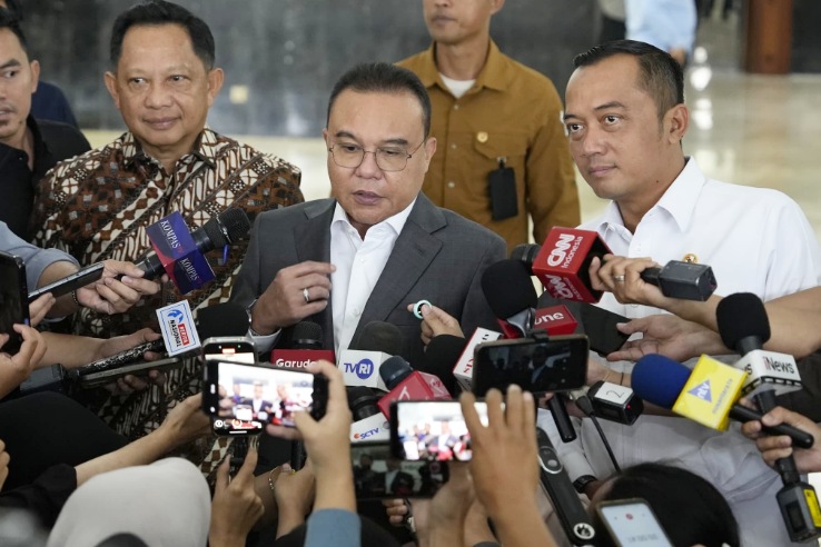 Wakil Ketua DPR RI Sufmi Dasco Ahmad menyebut Perpres ojol hampir rampung, tinggal finalisasi.