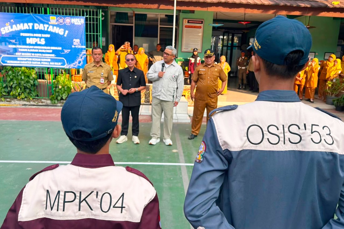 Farhan tegaskan MPLS di Bandung harus bebas perpeloncoan, Pemkot perkuat pencegahan bullying.