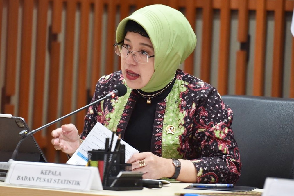 Kepala BPS Amalia Adininggar Widyasanti tegaskan desil dalam DTSEN bukan ukuran mutlak kemiskinan.