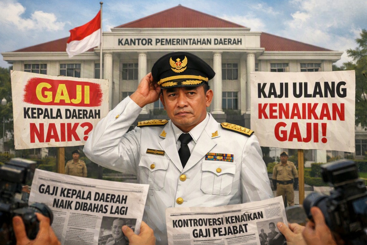 Gaji kepala daerah yang diwacanakan bakal naik dinilai perlu dikaji ulang. Gambar Ilustrasi.