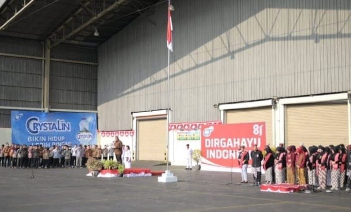 OT grouop melaksanakan upacara peringatan HUT RI ke-81.