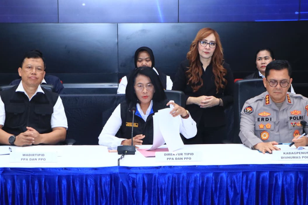 Kasus kekerasan seksual dan TPPO diungkap Bareskrim, ada pelaku yang diburu hingga ke Mesir.