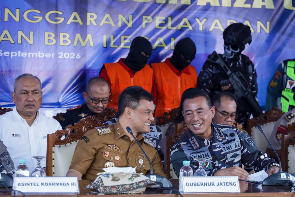 407 ton solar diamankan dari Kapal, Gubernur Jateng bilang tak ada alasan timbun BBM ilegal.