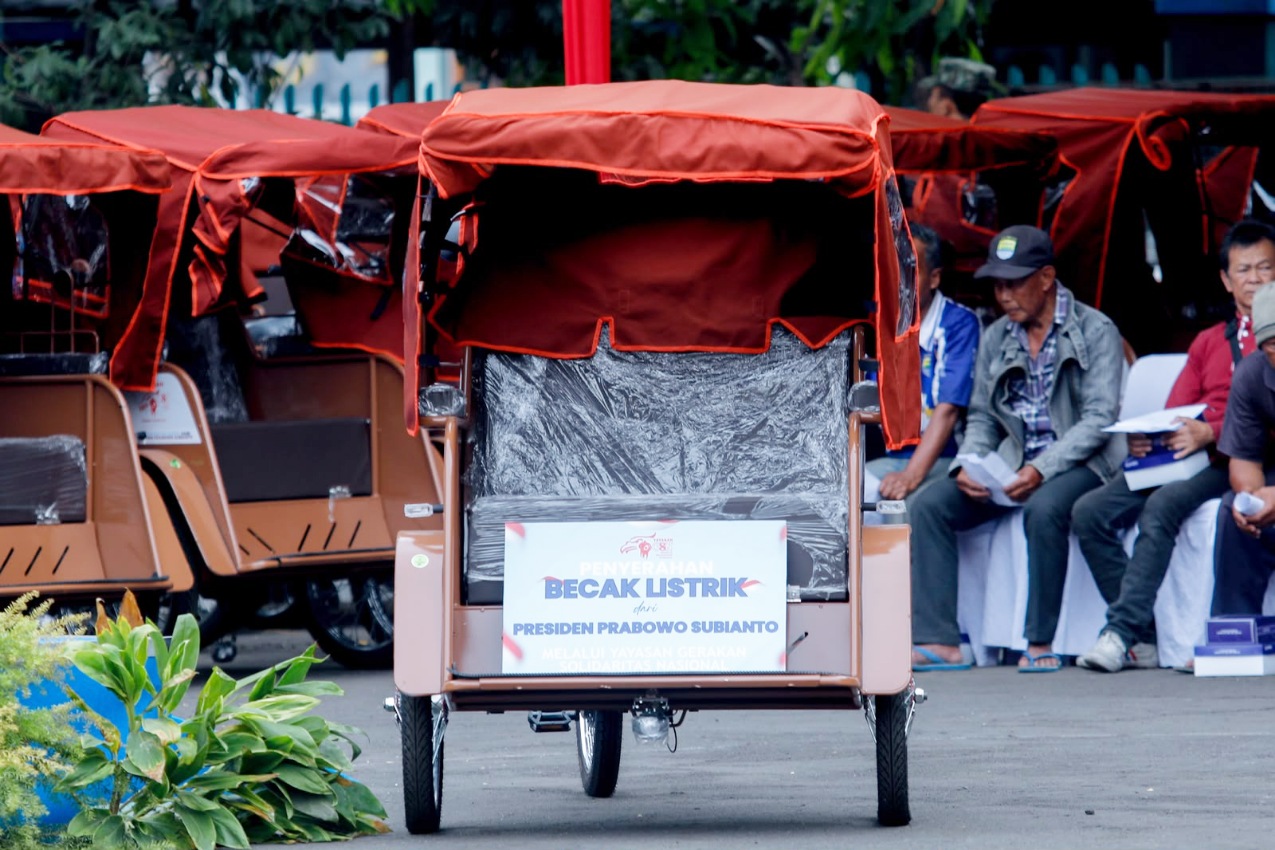 Becak listrik segera mengaspal di Bandung, Pemkot siapkan titik operasional hingga charger.