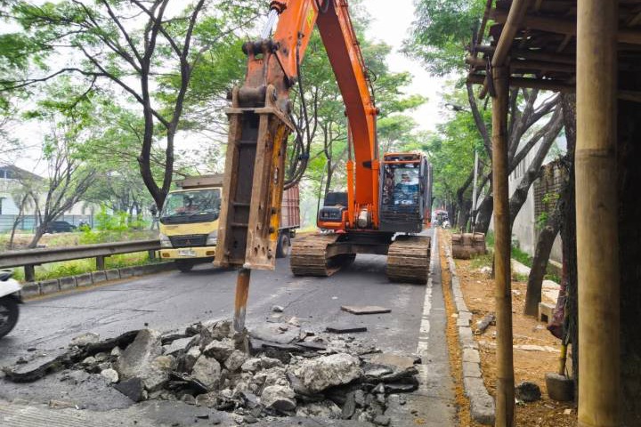 Jalan di Kota Tangerang rusak sedang dan berat, jadi prioritas penanganan.