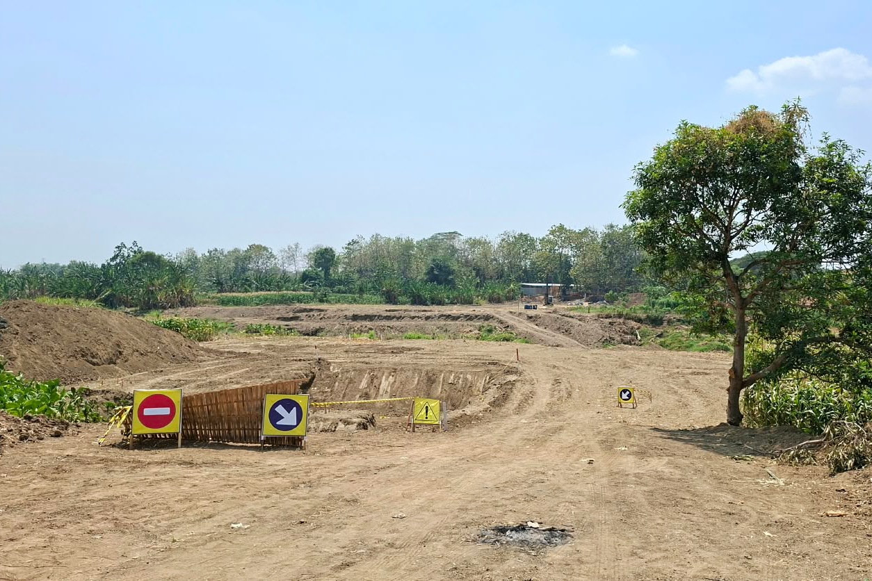 Jembatan gantung Rp 4,8 miliar mulai dibangun, warga Kendal nantinya tak lagi muter 30 menit.
