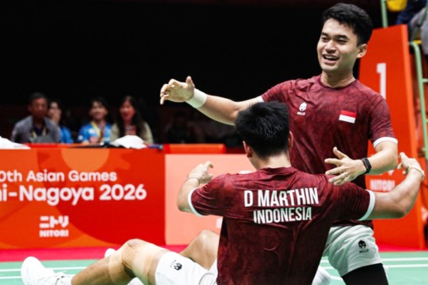 Bikin Bangga! Atlet asal Klaten Leo Rolly Carnando sumbang dua emas Asian Games 2026.