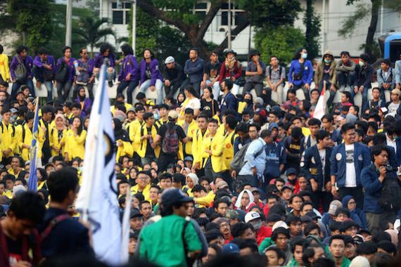 Ada demo Mahasiswa di Jakarta, sejumlah jalan berpotensi macet, Rabu (28/10/2026).