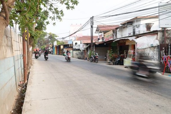 Perbaikan Jalan Iskandar Muda dan Sangego Selatan Tangerang tuntas.