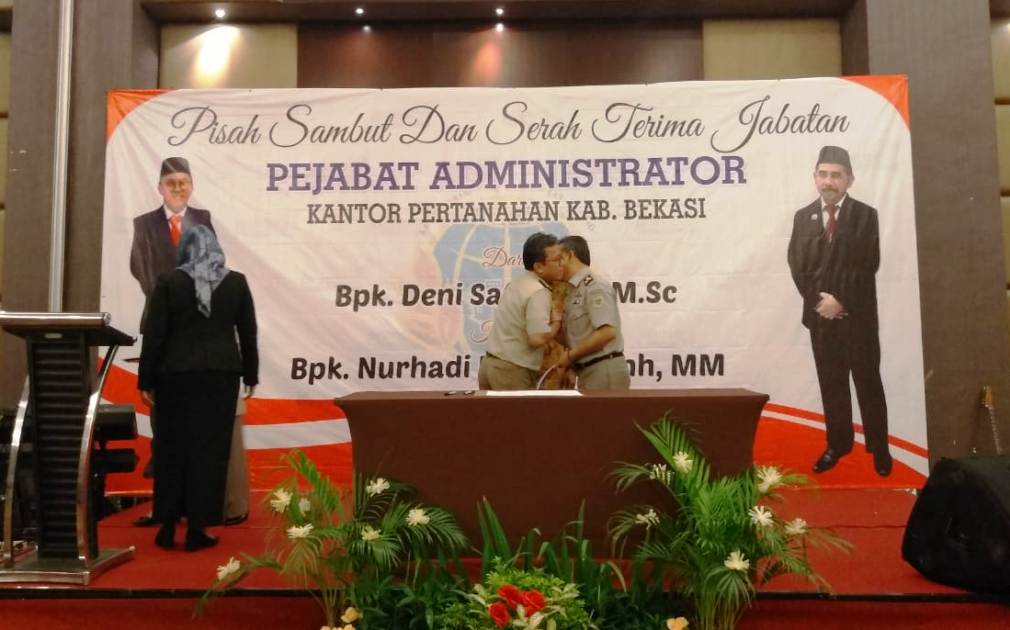 Sertijab BPN Kabupaten Bekasi, Nurhadi Putra Gantikan Deni Santo